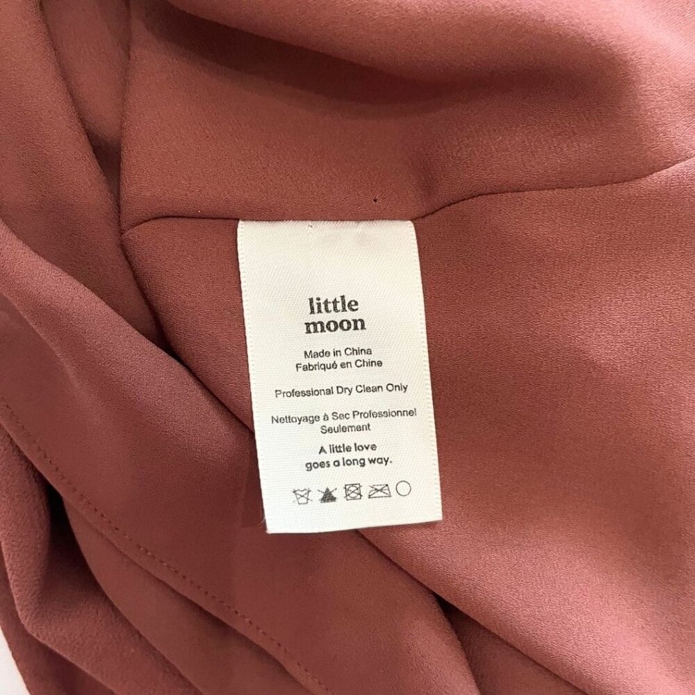 ARITZIA LITTLE MOON BROWN SLEEVELESS V-NECK MINI DRESS ARTICLE 63085 - 0 - Picture 10 of 11